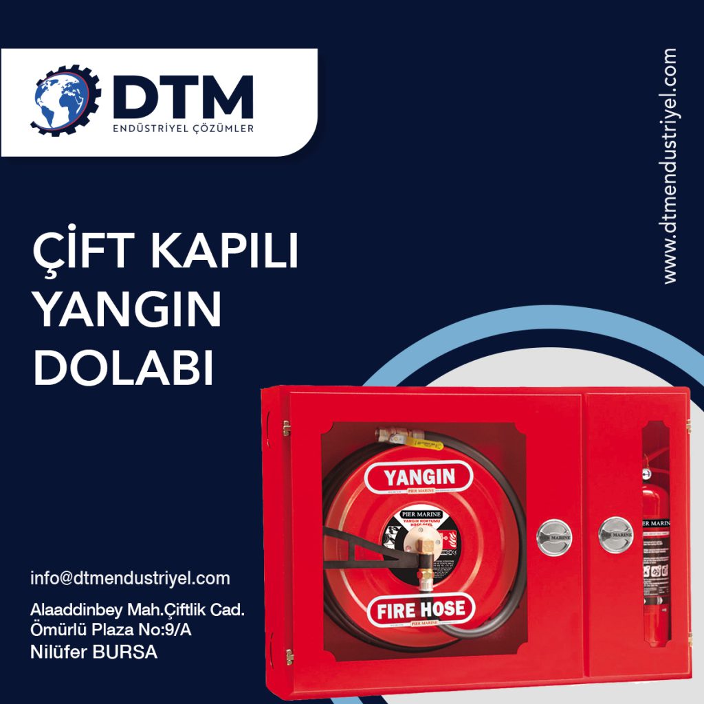 ÇİFT KAPILI YANGIN DOLABI