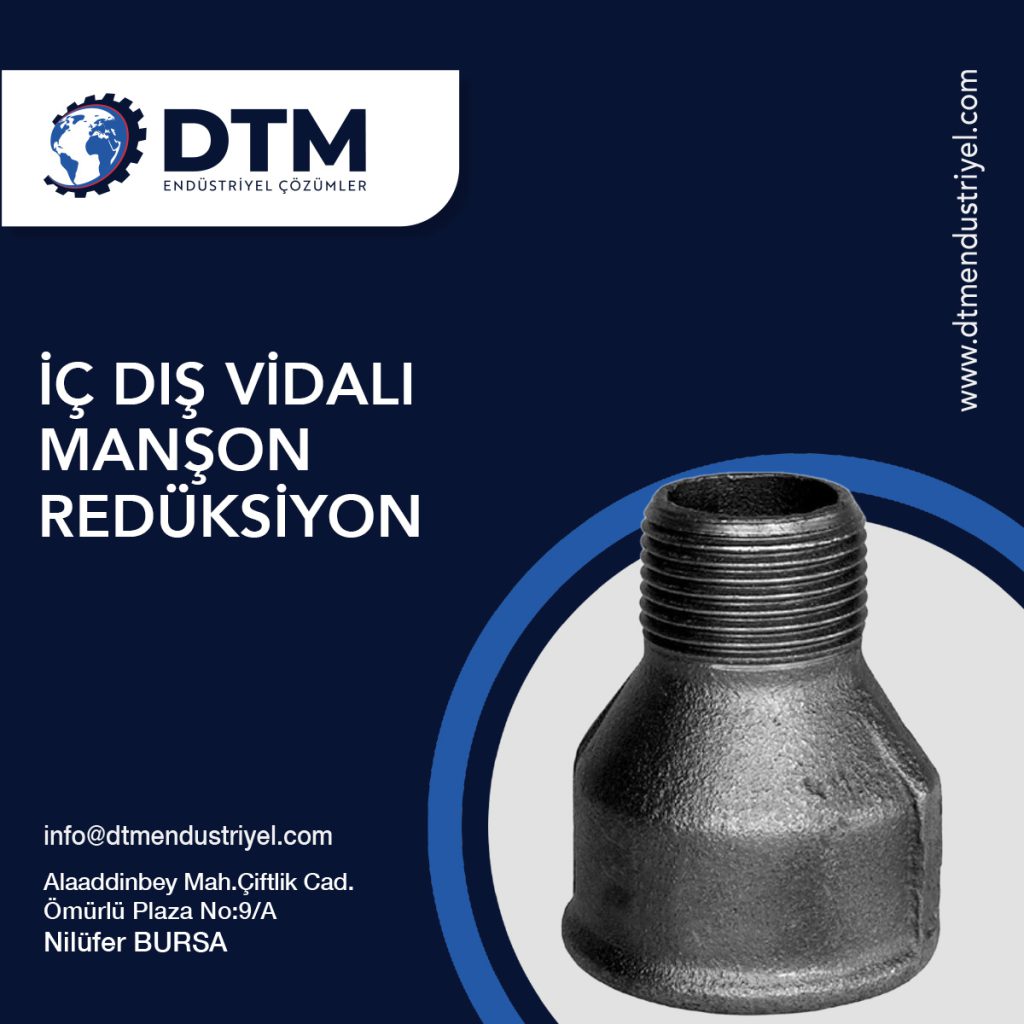 İÇ DIŞ VİDALI MANŞON REDKS