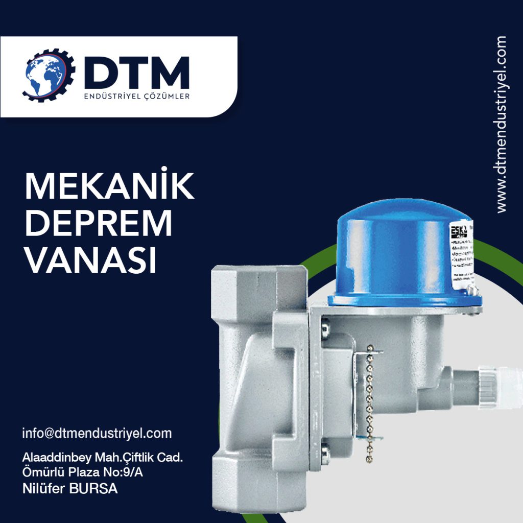 MEKANİK DEPREM VANASI-TEK