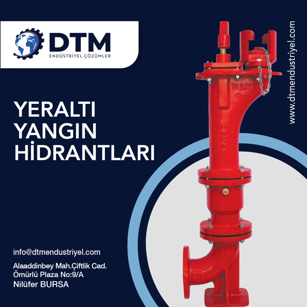 yeraltı yangın hidrantları